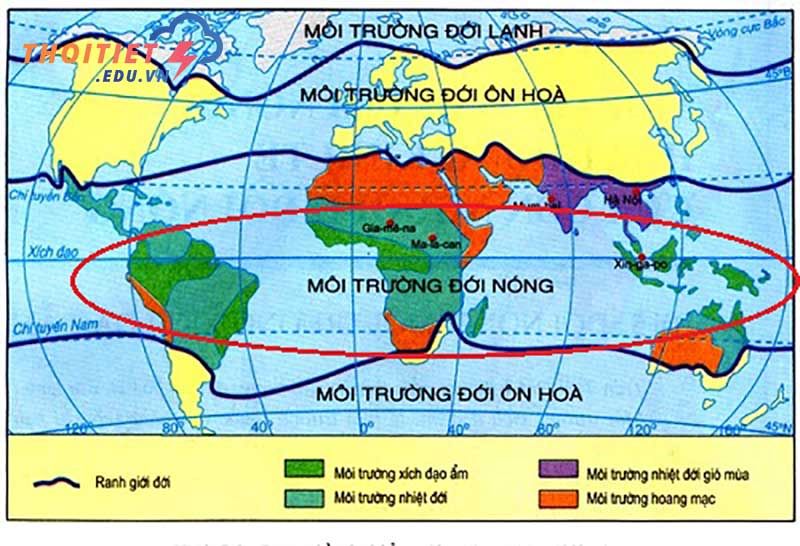 Đới khí hậu nóng quanh xích đạo